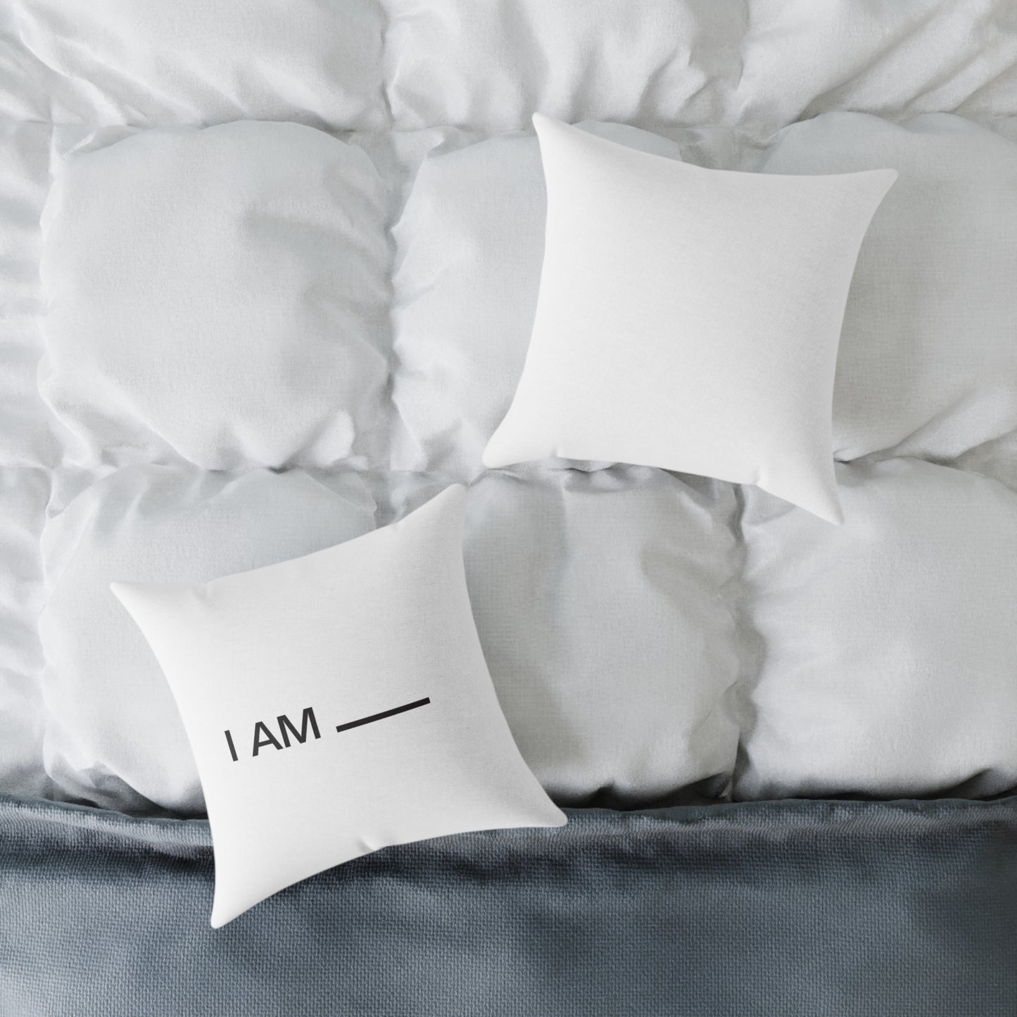 Square Poly Canvas Pillow